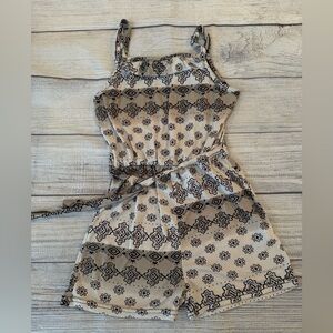 CONEY ISLAND Stylish Patterned romper/size 7-8